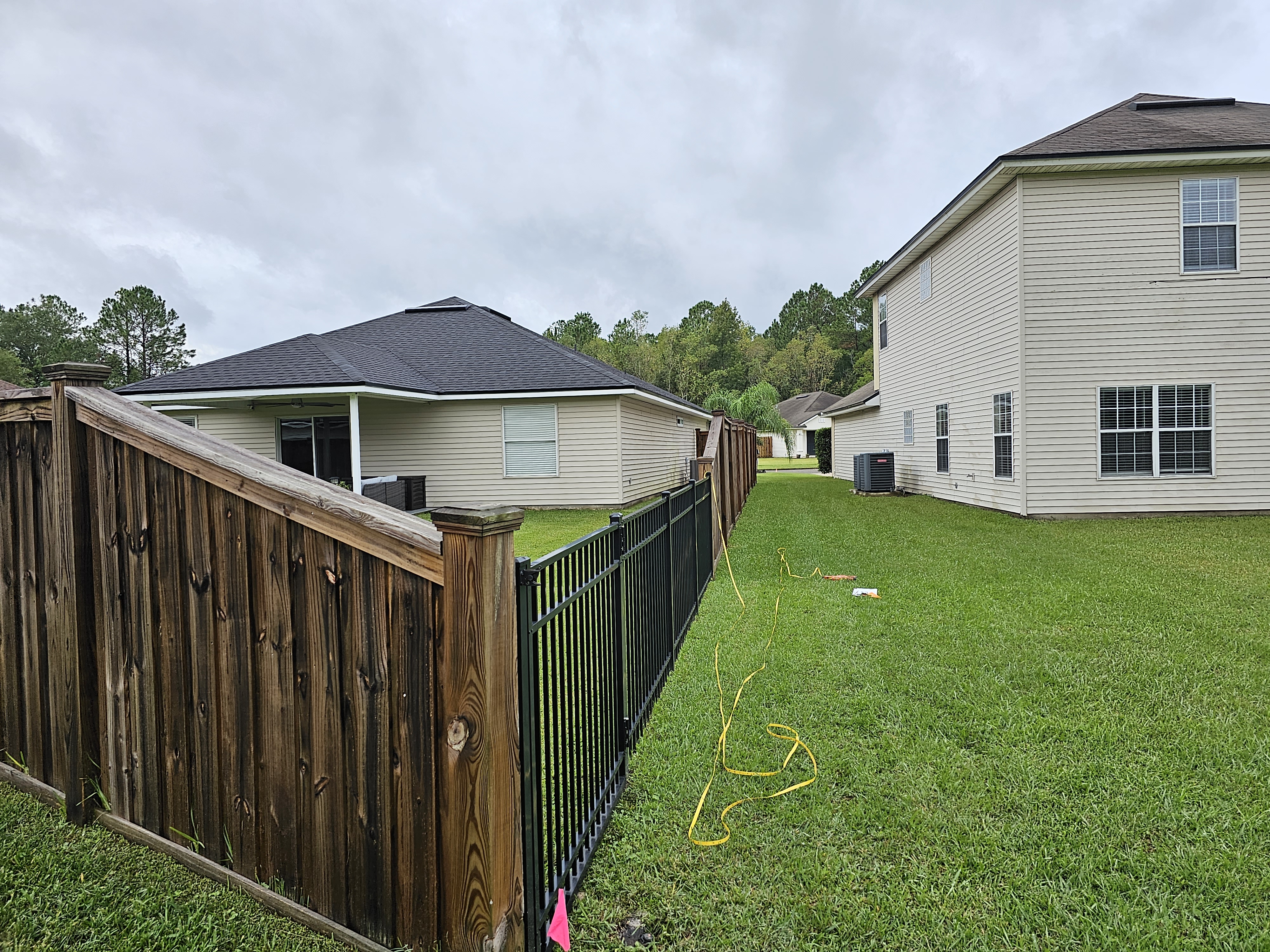 Boundary and topographic survey example